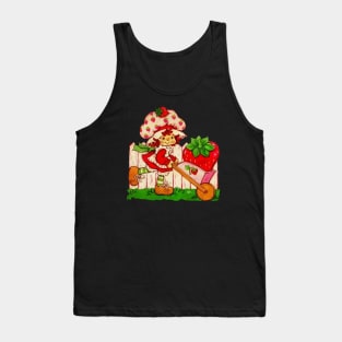 Vintage Strawberry sweet day Tank Top